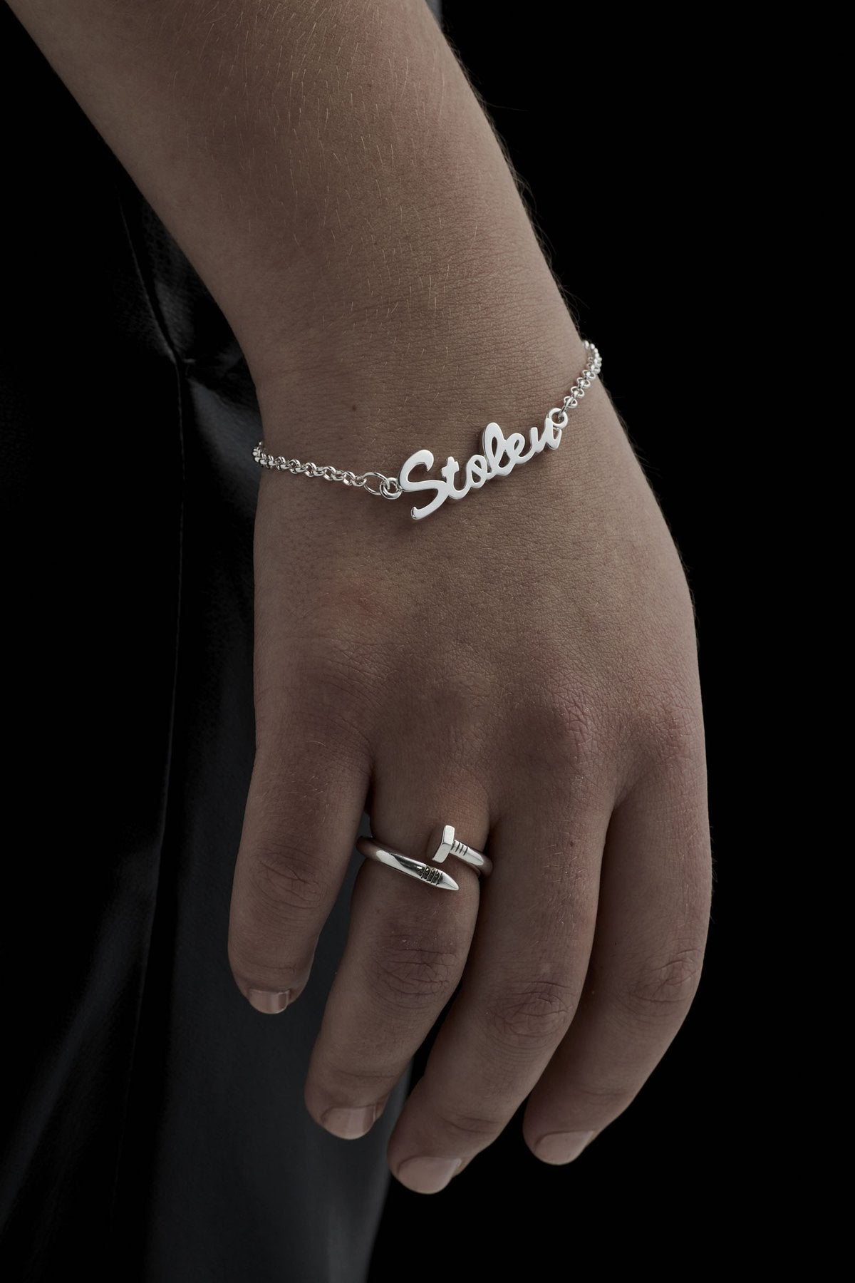 Stolen Script Bracelet